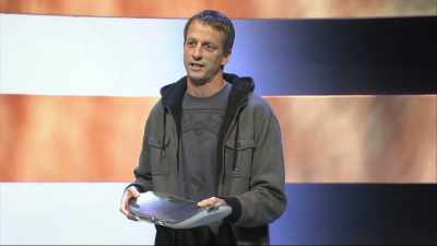 You can lean it, you can kick it up, - Pretending I'm a Superman: The Tony Hawk Video Game Story