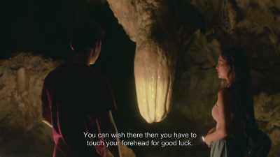 You can make a wish and touch it
with your forehead so it may come true. - I Love Lizzy