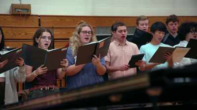 You can make this woman's
dream come true in June when - Music by John Williams