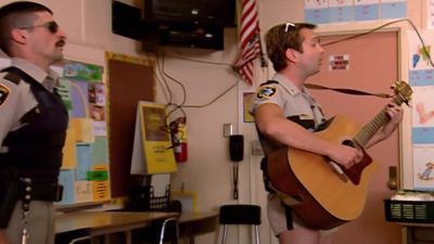 You can monkey with a gibbon - Reno 911!
