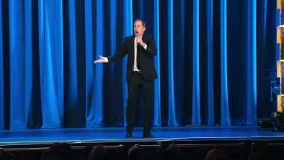 You can only get one foot in a moving car. - Jerry Seinfeld: 23 Hours to Kill