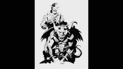 You can see all the nails, and bricks, - Mike Mignola: Drawing Monsters