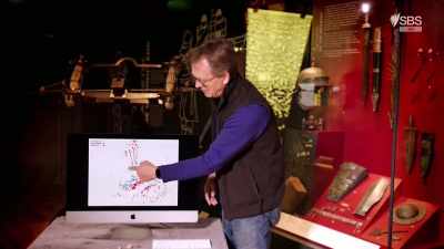 You can see at this point,
something happens here, - Curse of the Ancients with Alice Roberts