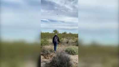 - You can see David's got
a drone in the sky - Never Seen Again