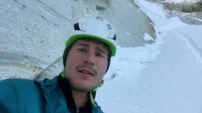 You can see my trail there, - The Alpinist
