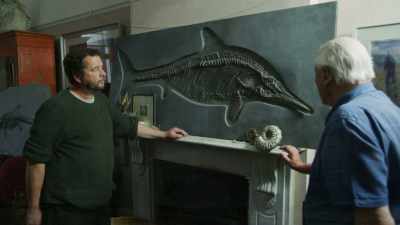 You can see why when you
compare them to the paddles - Attenborough and the Sea Dragon