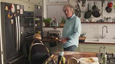 You can simply put the oven on,
somewhere between 50 and 80, - James May: Oh Cook!