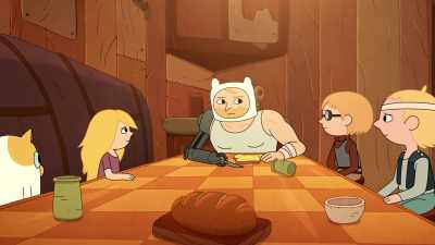 You can sleep out
in the hayloft. - Adventure Time: Fionna & Cake