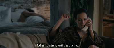 You can stay here for free. - Halston