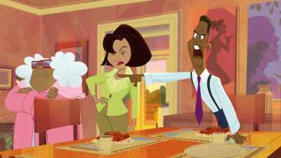 You can talk about my mother and wife, - The Proud Family: Louder and Prouder