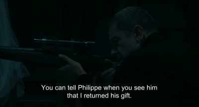 You can tell Philippe
when you see him - Monsieur Spade
