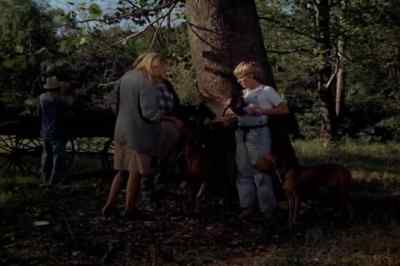 YOU CAN, UH, SHARE THE BISCUITS
WITH THE HOUNDS. - Where the Red Fern Grows