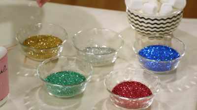 You can use red or blue or
purple or orange or silver. - At Home with Amy Sedaris