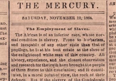 You cannot make soldiers of slaves - The Civil War