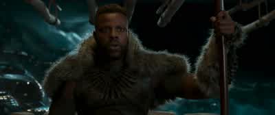You cannot talkOne more wordand I will feed you to my childrenI'm kidding We are vegetarians - Black Panther