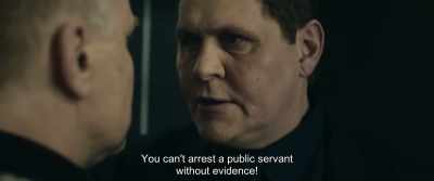 You can't arrest a public servant
without evidence! - The Marco Effect