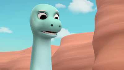 You can't go this way!
Thunderfoot is up ahead! - Dino Ranch
