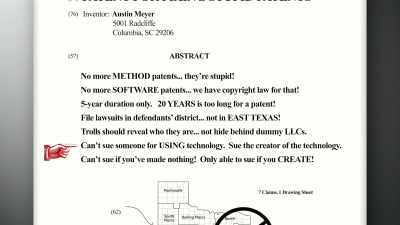 YOU CAN'T JUST SUE
EVERYONE THAT USES
THE GOOGLE STORE. - The Patent Scam