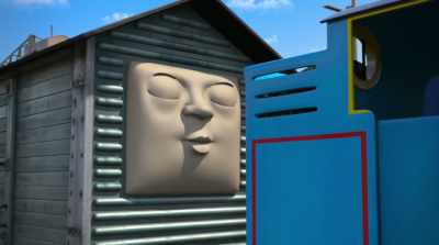 You can't miss him.
He's bright yellow, - Thomas & Friends: Big World! Big Adventures! The Movie