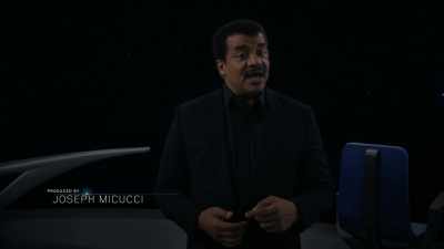 You can't move in space
without also moving in time. - Cosmos: Possible Worlds