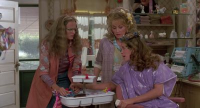 You can't screw up her hair - Steel Magnolias