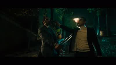 You can't shoot meYeah you're rightBut I can shoot himBut I can hit you motherfucker - John Wick: Chapter 4