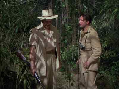 - You certainly saved my life-
- You didn't think I planned it? - Mogambo