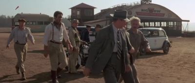 You chase crooks across our runway - The Rocketeer