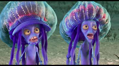 Big ol' shark about 75 100 feet longHe's swimming at me RightWith teeth like razorsOoh Razors HaAnd I was all like You gonna come at me like thatYou're gonna come at the O like thatUh uhHey Do the muscle thing The muscle thingOh Right right I told that - Shark Tale