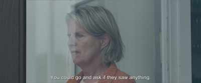 You could go and ask if they saw anything. - Under the Tree