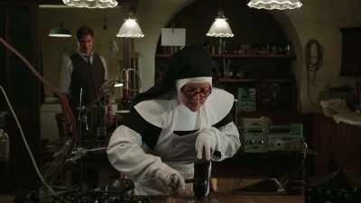  You could say it's
 my second "Bible." - Sister Boniface Mysteries