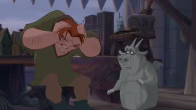 You could wear a disguise Just this onceWhat Frollo doesn't know can't hurt yaIgnorance is bliss Look who's talkin' - The Hunchback of Notre Dame