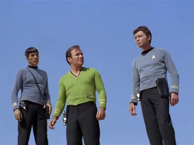 You could've selected
a more convenient place, Mr. Spock. - Star Trek
