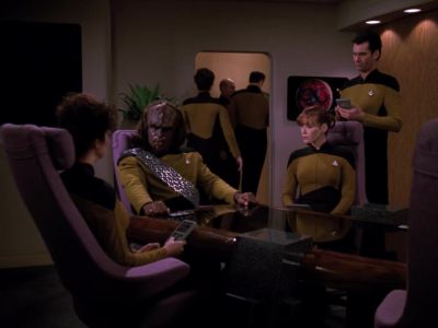 You and Crewman Marcus
will coordinate - Star Trek: The Next Generation