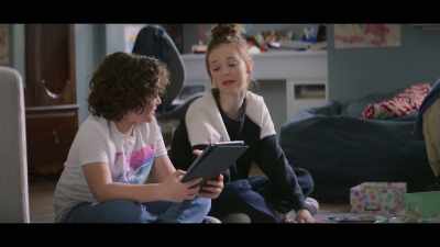 You were crying so much Mom couldn't
even get you to hold that sign she made. - The Baby-Sitters Club