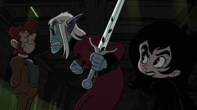 - You dare mock me?!
- Will you two stop?! - Unicorn: Warriors Eternal