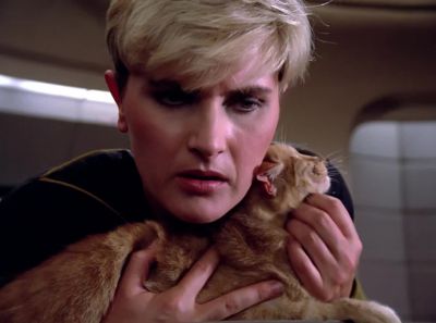 You darling!
What are you doing here? - Star Trek: The Next Generation
