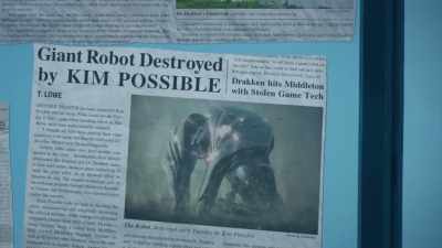 You defeated my giant robot. - Kim Possible