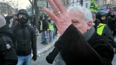 You defend the privileged
and the bosses, - The Monopoly of Violence