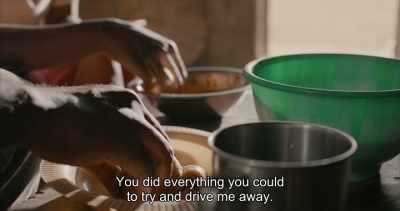 You did everything you could
to try and drive me away. - Swallow