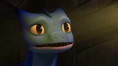 You did it. But the door's
still not open enough to fly through. - Dragons: Rescue Riders: Hunt for the Golden Dragon