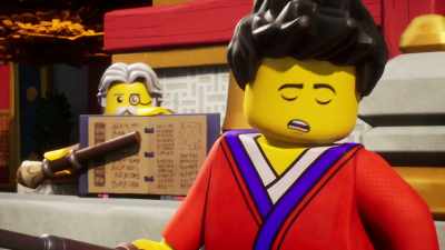 You did not look well
this morning, - LEGO Ninjago: Dragons Rising