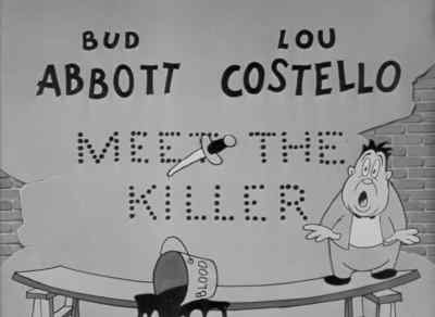 You didn't dot the i. - Abbott and Costello Meet the Killer, Boris Karloff