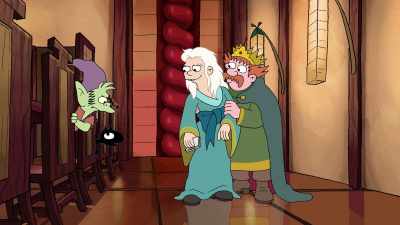 -You didn't stop me.
-[gasps] - Disenchantment