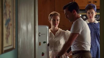 You didn't use the powder room, did you? - Mad Men