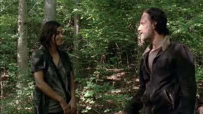 You didn't want to be there. - The Walking Dead