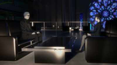 You and Director Yabuki were
leaking information on purpose. - Psycho-Pass: Providence