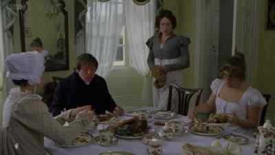 You do look pale, Lizzy.
Why don't you
have some breakfast? - Pride and Prejudice