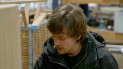 You do love working.
You're a grafter, aren't you? - Handmade: Britain's Best Woodworker