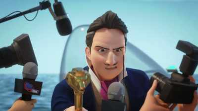 You dolts! There is no treasure.
It was all a lie! - LEGO Friends: Girls on a Mission